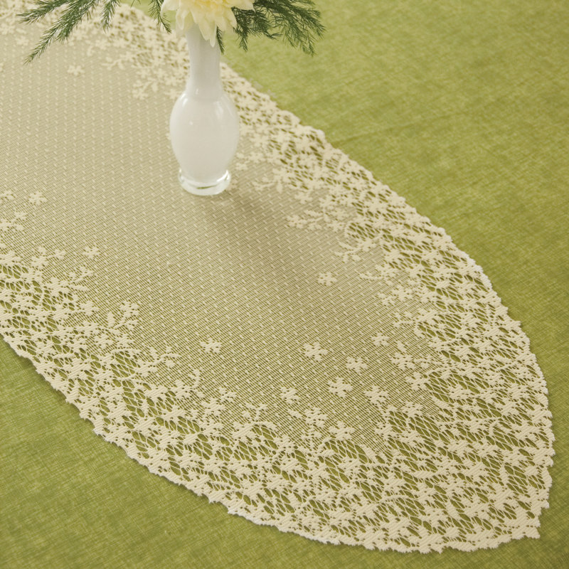 August Grove® Camela Floral Oval Table Runner & Reviews Wayfair